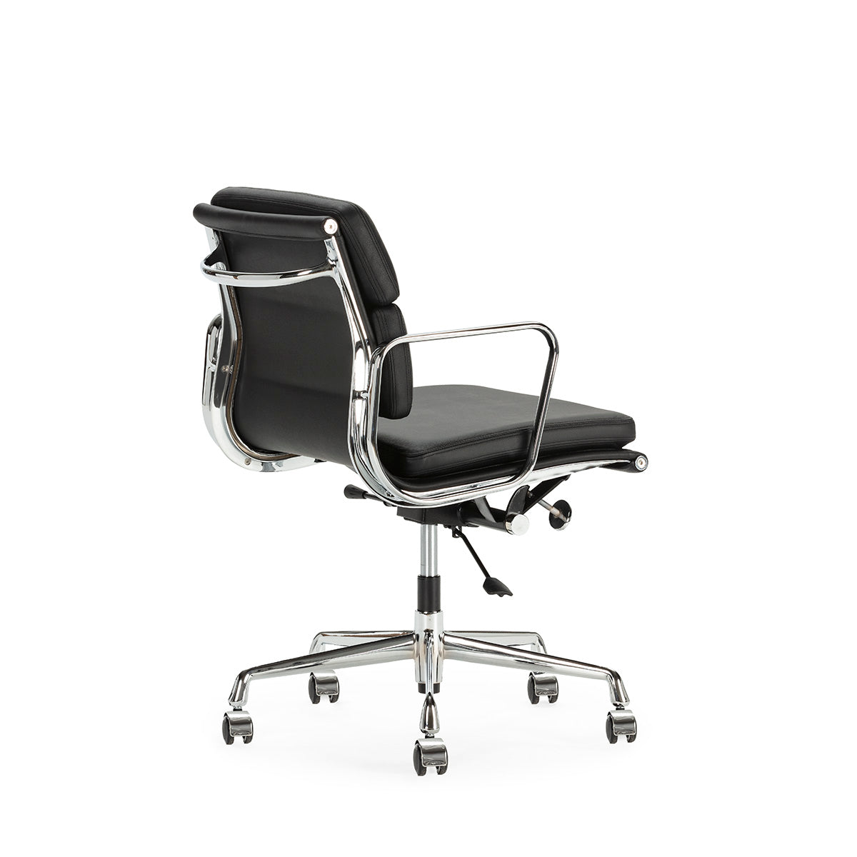 Silla de despacho de piel Grasse