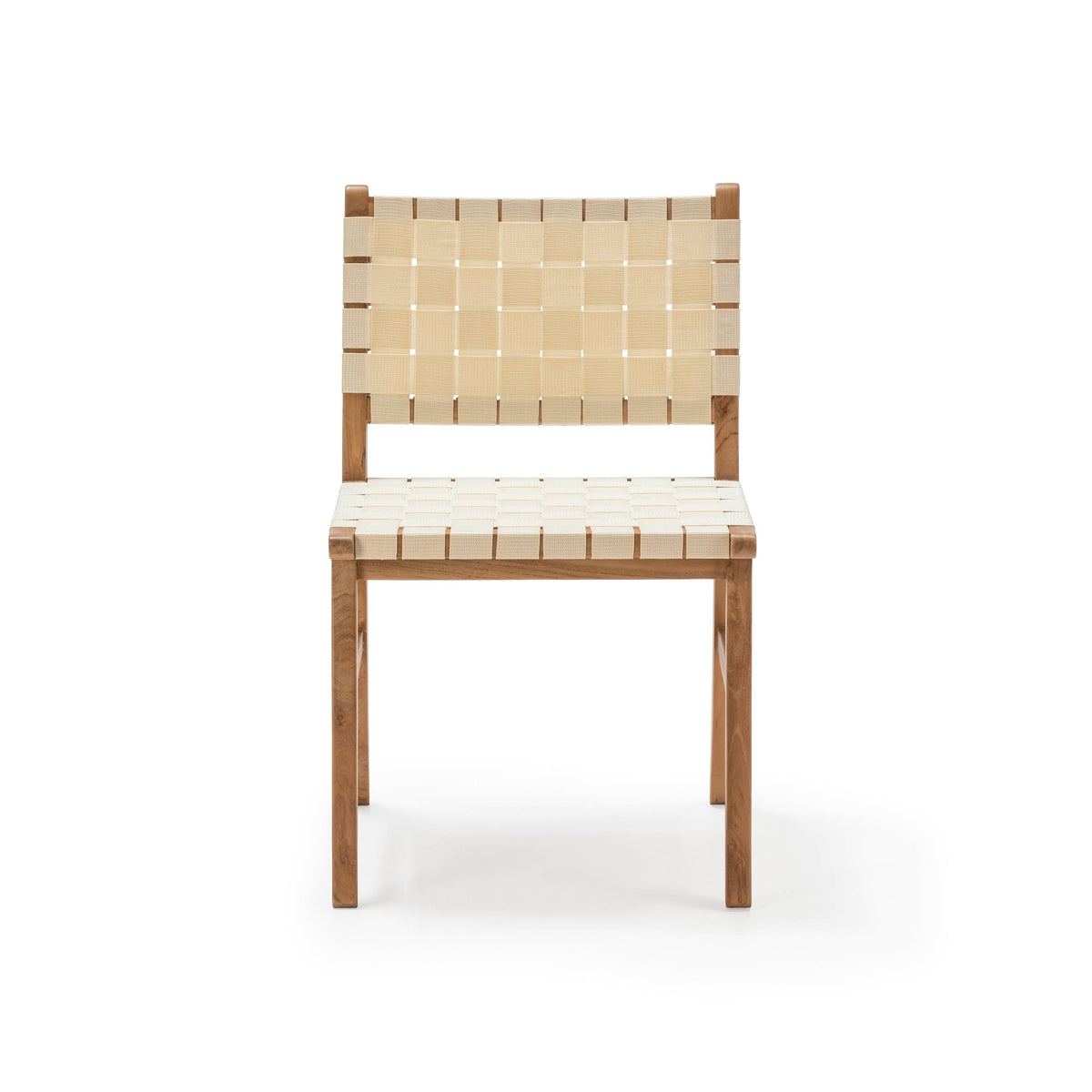 Silla de exterior de teca Fidenza