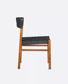 Silla de exterior de teca y cuerda sintética Cora