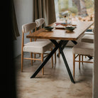 Silla de fresno tapizada Amedeo