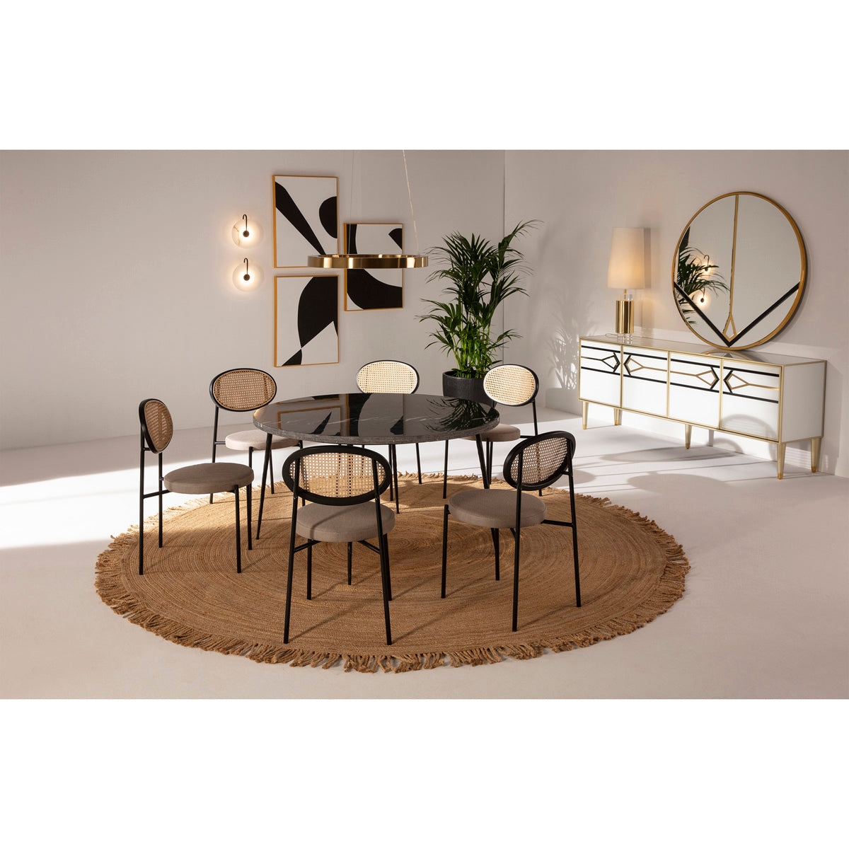 Silla de metal Chortiatis