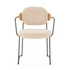 Silla de metal y madera Melissia