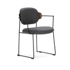 Silla de metal y madera Melissia