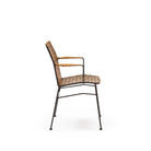 Silla de mimbre y metal Bailén