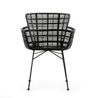 Silla de mimbre y metal Cacém