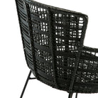 Silla de mimbre y metal Cacém