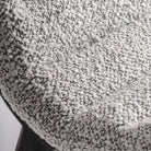 Silla de olmo negro y tapizado gris Alcossebre 51 cm