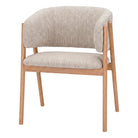 Silla de olmo torneado tapizada Regulus