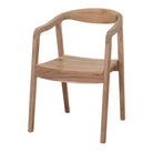 Silla de teca con brazos Iris