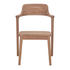 Silla de teca torneada natural Rufina