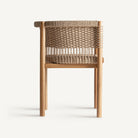 Silla de teca y cuerda Jelsa
