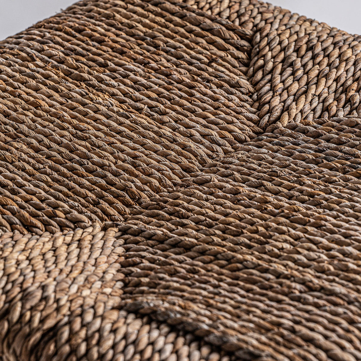 Silla de teca y fibra natural Xaló