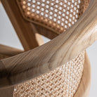 Silla de teca y raíz de teca Vistabella