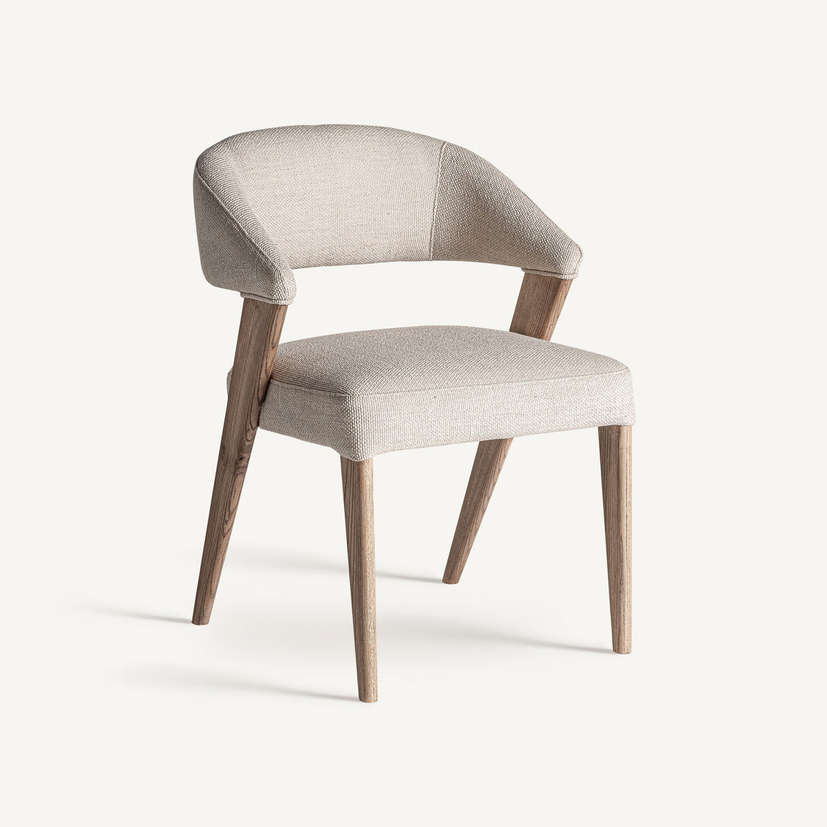 Silla tapizada beige Cala Salada