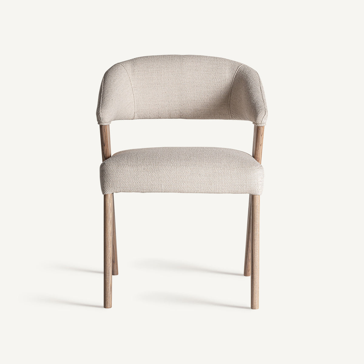 Silla tapizada beige Cala Salada