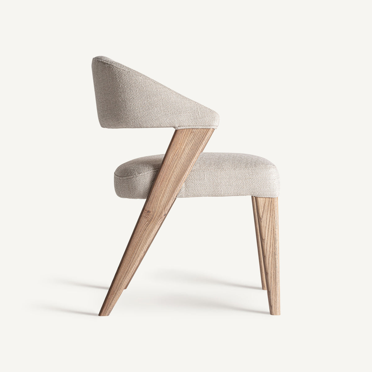 Silla tapizada beige Cala Salada