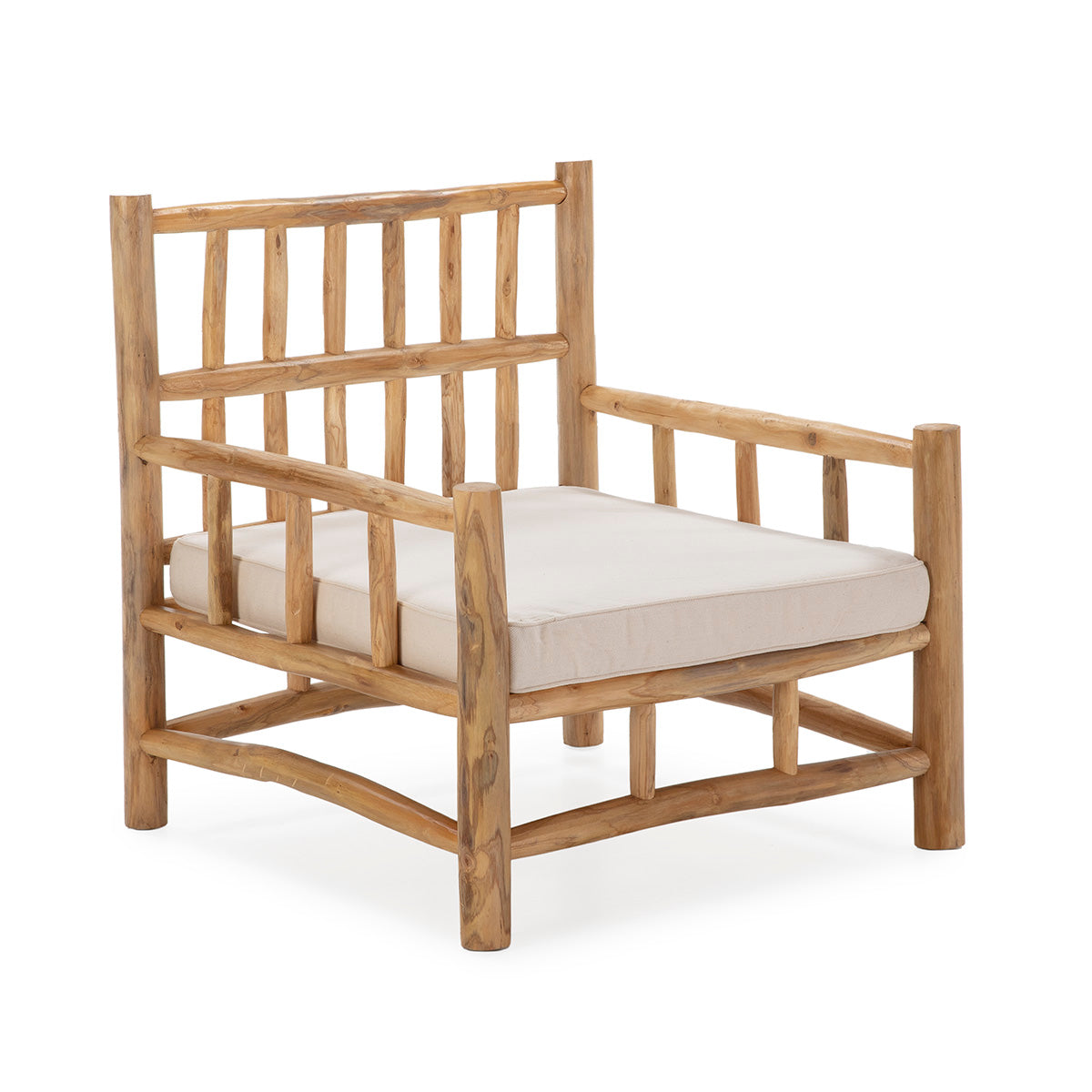 Sillón de madera de teca Piraeus