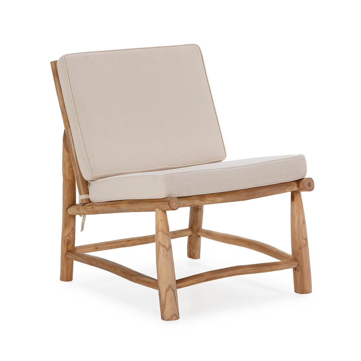 Sillón de madera de teca Rodos
