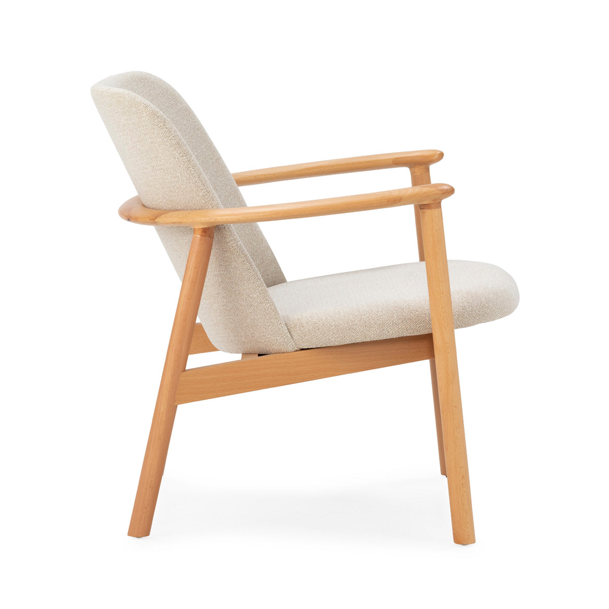 Sillón de madera y tela Daimiel