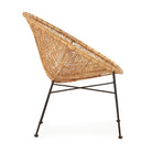 Sillón de mimbre e hierro Modugno