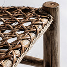 Sillón de teca y ratán Cala Pada
