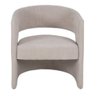 Sillón tapizado con brazos Narcisa