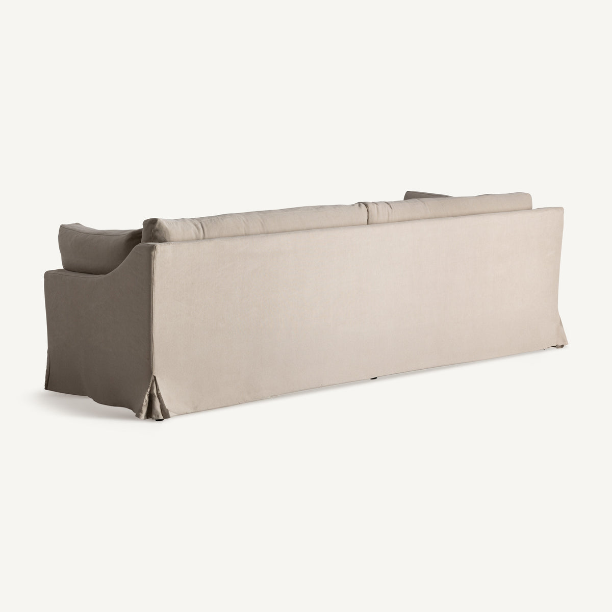 Sofá de lino beige Cargèse