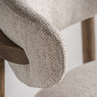 Taburete alto de fresno Valbonne beige 96 cm