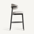 Taburete alto de fresno Valbonne negro 107 cm