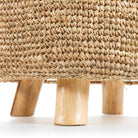 Taburete de sisal y madera Carcassonne