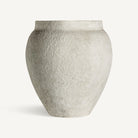 Tinaja de terracota blanca Carry
