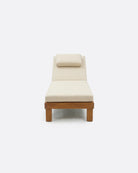 Tumbona de exterior de teca Strauss