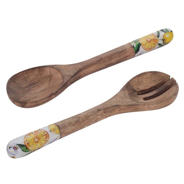 Utensilios de Servir de Madera Limones - pino_y_jacaranda
