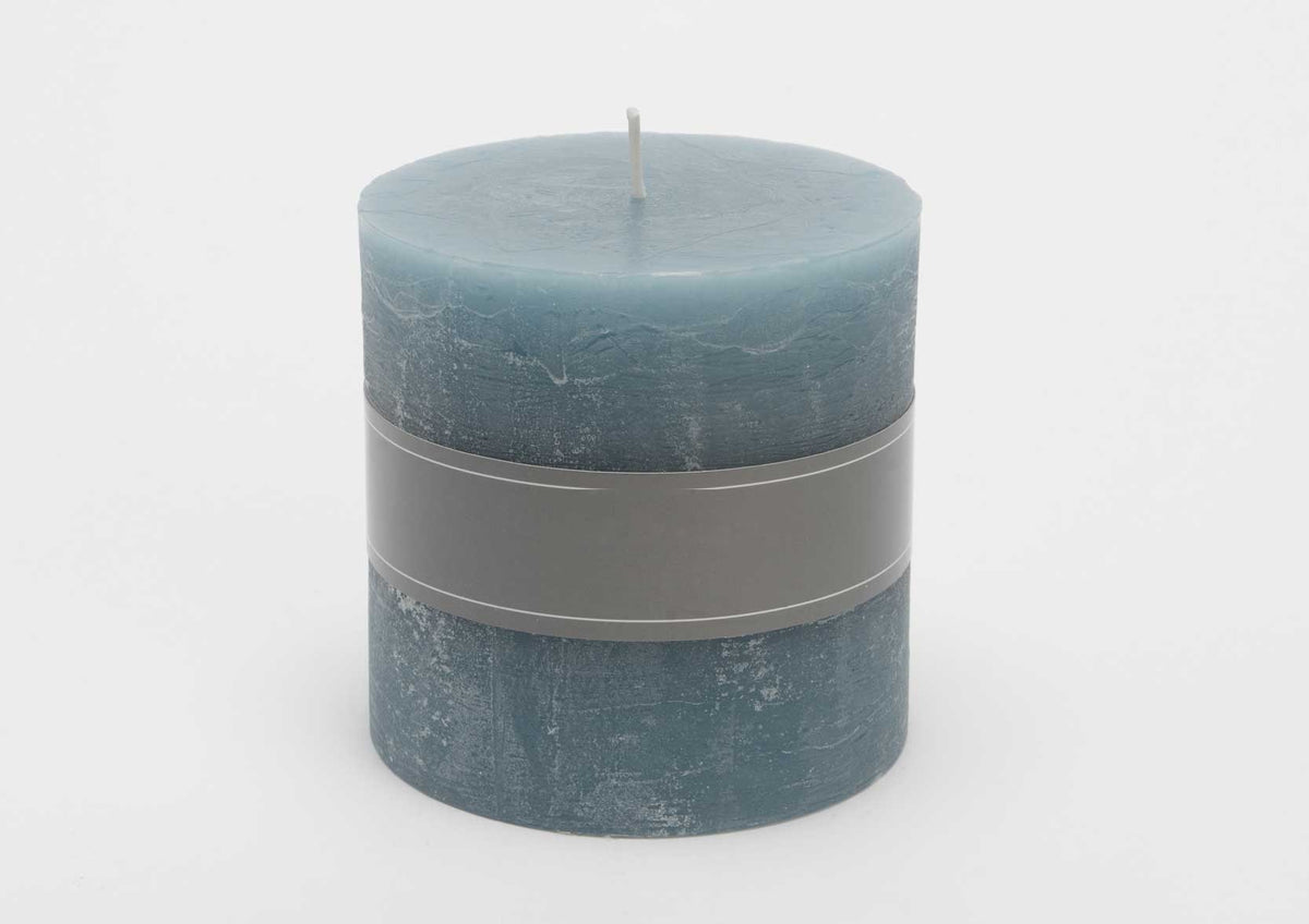 Vela Bougie azul Ø10 x 10 cm