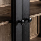 Vitrina de mango negro Ménerbes