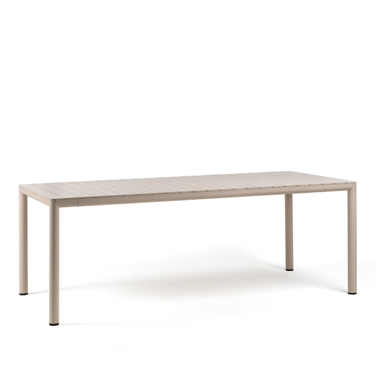 Set de comedor Tevere con sillones Tiberina Nardi – Mesa Tevere 211/275, crema