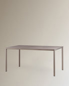 Set de comedor Piave con sillas Tiberina Nardi – Mesa Piave 159 x 89, topo