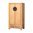 Armario antiguo natural de olmo con 2 puertas Matarraña