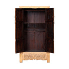 Armario antiguo natural de olmo con 2 puertas Matarraña