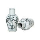 Jarrón de cerámica con motivos decorativos Liansong