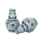 Jarrón de cerámica con motivos decorativos Zhusong