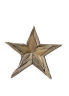 Estrella de Madera de Teca - #pino_y_jacaranda#