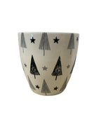 Macetero Árbol y Estrellas - #pino_y_jacaranda#