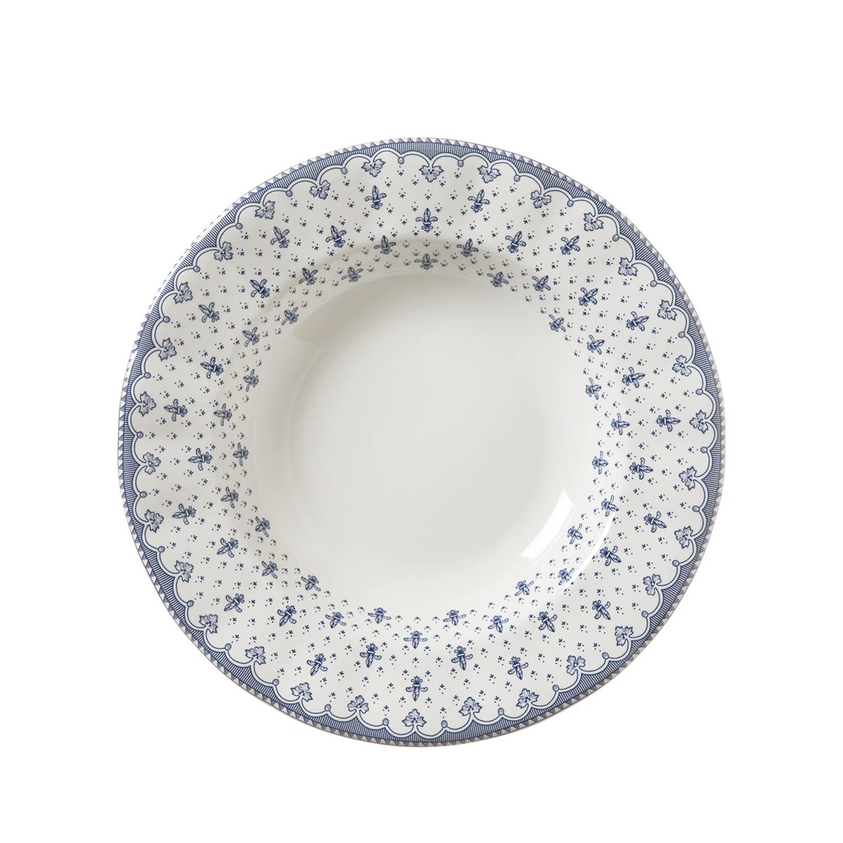 Vajilla La Cartuja de Sevilla Colección Flor de Lis Azul - #pino_y_jacaranda#